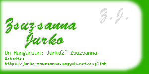 zsuzsanna jurko business card